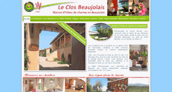 Desktop Screenshot of closbeaujolais.com